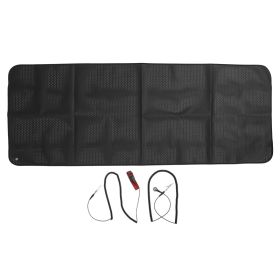 Grounding Sheet Breathable Hole Anxiety Relief Improves Digestion Meditation Grounding Mat With 16.4ft Cable For Sleeping Black