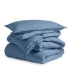 King/Cal King Size All Season Super Soft Down Alternative Comforter Set Blue
