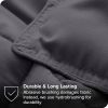 Twin/Twin XL Size All Season Super Soft Down Alternative Comforter Set Grey