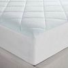 Queen size Washable Quilted Mattress Pad with Elastic Fitted Skirt