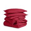 King/Cal King Size All Season Super Soft Down Alternative Comforter Set Red