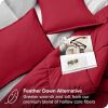 Twin/Twin XL Size All Season Super Soft Down Alternative Comforter Set Red