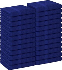Towels, Salon Towel, Pack of 24, Not Bleach Proof, 16 by 27 Inches, Highly Absorbent Cotton Towels for Hand, Gym, Beauty, Spa, and Home Hair Care
