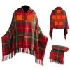 Fresh Fab Finds 77x24In USB Heated Shawl with Teasel Wearable Heating Blanket Electric Throw Wrap Indoor Outdoor with Zipper 3 Heating Levels Machine