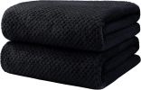 Bath Towels Pack of 2, (27 x 54 Inches) Microfiber Ultra Soft Highly Absorbent Bath Towel Set, Lightweight and Quick Drying Towels for Body, Sport