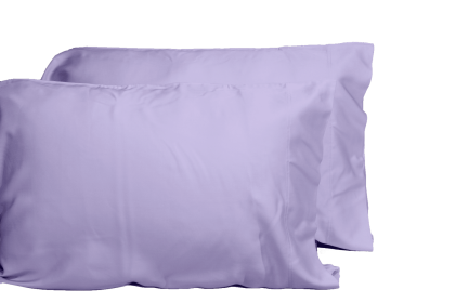 Luxurious Viscose from 100% Bamboo 2-Piece Pillowcase Set , Oeko-TEX Certified, King - Amethyst
