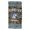 UNC OFFICIAL NCAA Realtree "Stripes" Beach Towel; 30" x 60"