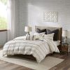 Full/Queen Cotton Jacquard Duvet Cover Mini Set