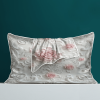 Pink Rose Pillow Case White Romance Pillow Covers Pure and loving Decorative 2 Pillowcases(temu can only be self-picked up)