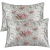 Pink Rose Pillow Case White Romance Pillow Covers Pure and loving Decorative 2 Pillowcases(temu can only be self-picked up)