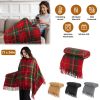 Fresh Fab Finds 77x24In USB Heated Shawl with Teasel Wearable Heating Blanket Electric Throw Wrap Indoor Outdoor with Zipper 3 Heating Levels Machine