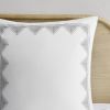 Cotton Printed Comforter Set with Chenille Ivory King/Cal King