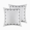 Cotton Printed Comforter Set with Chenille Ivory King/Cal King