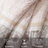 9 Piece Cotton Percale Comforter Set Blush King