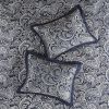 12 Piece Comforter Set with Cotton Bed Sheets Navy Cal King
