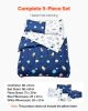 VEVOR Kids Comforter Set 5 Pieces Twin Bedding Set for Kid & Teen Space Printed