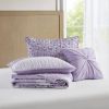 4 PCS Full/Queen Seersucker Quilt Set with Throw