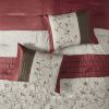 Embroidered 7 Piece Comforter Set