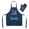 [Personalization Only] Titans Apron & BBQ Mitt Set