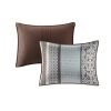 7 Piece Comforter Set Blue King