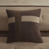 7 Piece Faux Suede Comforter Set Brown Cal King