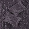 7 Piece Tufted Comforter Set Plum Cal King