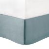 8 Piece Jacquard Comforter Set Aqua/Silver Cal King