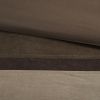 7 Piece Faux Suede Comforter Set Brown Cal King