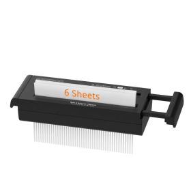 Small Paper Shredder For Home, 6 Sheet Strip Cut Paper Shredder Without Basket,Portable Shredder Extendable Arm Design With Overheat Protection For Ho (Option: defaulttitle)
