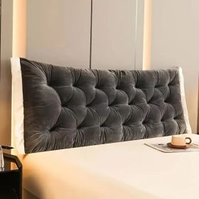 Headboard Pillow  Length 1.8m, 3 colors (Color: dark gray)