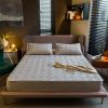 Grey Quilted Fitted Sheet, Fits Mattress Up to 15" Deep, 2/3-Piece Set