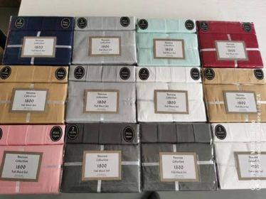 Vanessa 1800 Series Solid Microfiber 6 Piece Sheet Set (Bed Size: King)