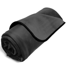 Liberator Small Fascinator Throw - Original Sex Blanket for Couples - Soft and Waterproof Machine Washable Blanket for Lovers, Microvelvet Black (Color: Black)