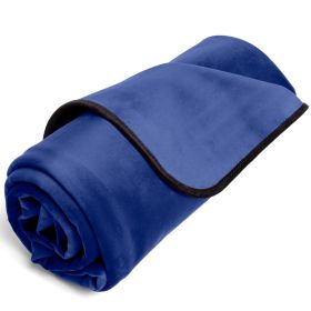 Liberator Small Fascinator Throw - Original Sex Blanket for Couples - Soft and Waterproof Machine Washable Blanket for Lovers, Microvelvet Black (Color: Indigo)