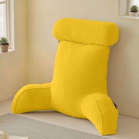 Sofa Bed Head Reading pillow, 85*60cm, 5 colors (Color: YELLOW)