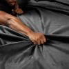 Liberator Small Fascinator Throw - Original Sex Blanket for Couples - Soft and Waterproof Machine Washable Blanket for Lovers, Microvelvet Black
