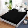 4 Piece Soft All-Season Washed Microfiber Cover Set , Queen/King/Calking Bedding Set With Zipper Closure, Sheet, Pillowcases,Print, Moisture-Wicking