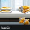 5-Piece Gold & Gray Floral Bedding Set (Queen/King/Cal King) - Microfiber Quilt + Pillow Shams