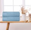 100% Cotton 2 Pack Oversized Bath Towel Set 28x55 Inches, Ultra Soft Highly Absorbant Compact Quickdry & Lightweight Large Bath Towels