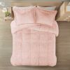 Shaggy Long Fur Comforter Mini Set