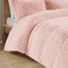 Shaggy Long Fur Comforter Mini Set