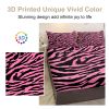 Leopard Print Fitted Sheet Women Cheetah Print Bed Sheet Set Ultra Soft Decor Africa Animal Wildlife Bed Cover 3Pcs Bedding Sheets