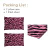 Leopard Print Fitted Sheet Women Cheetah Print Bed Sheet Set Ultra Soft Decor Africa Animal Wildlife Bed Cover 3Pcs Bedding Sheets