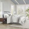 6 Piece Cotton Jacquard Oversized Comforter Set